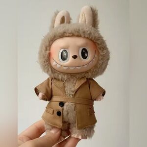 Adorable Brown Coat for your Labubu - doll not included